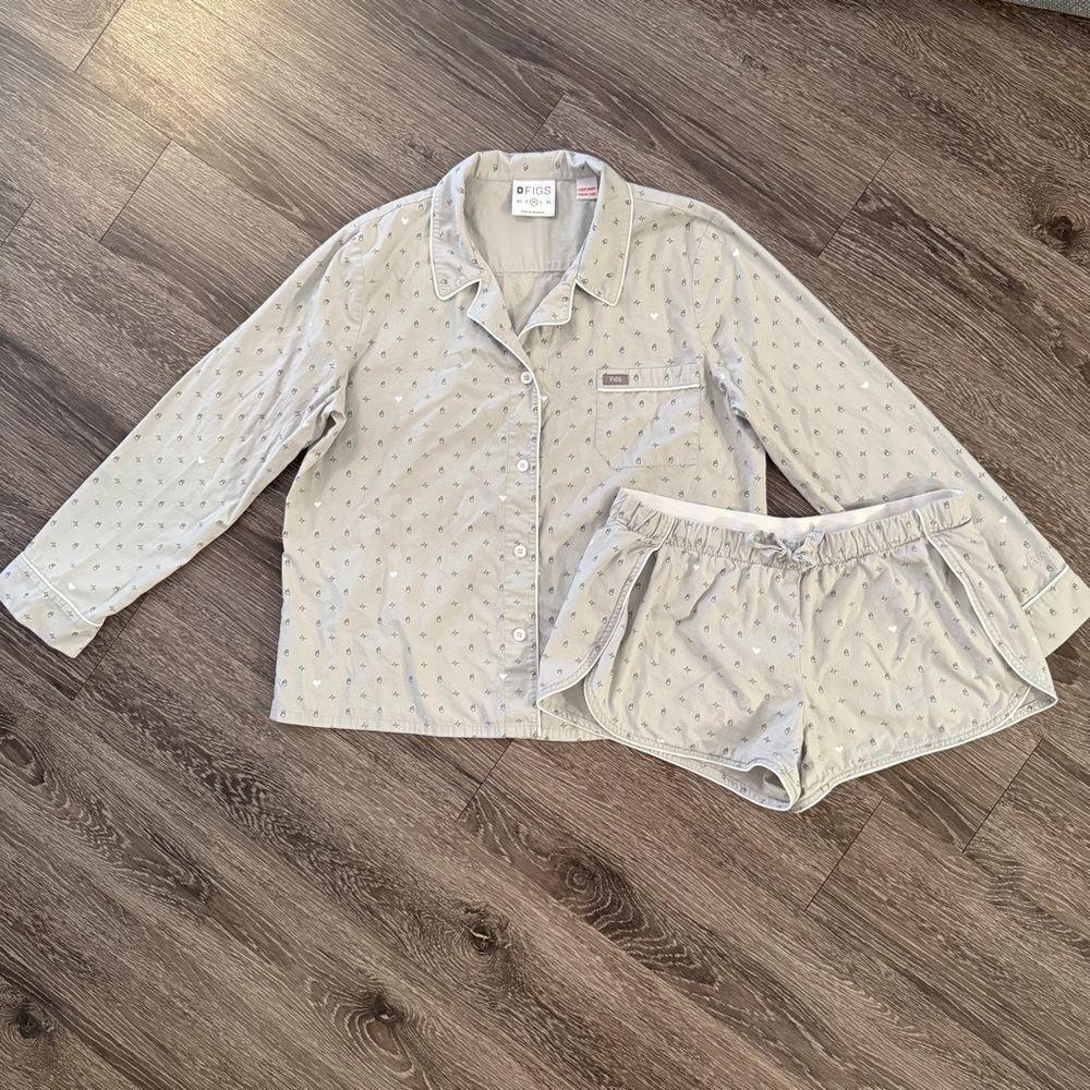 Figs Heart Pajamas